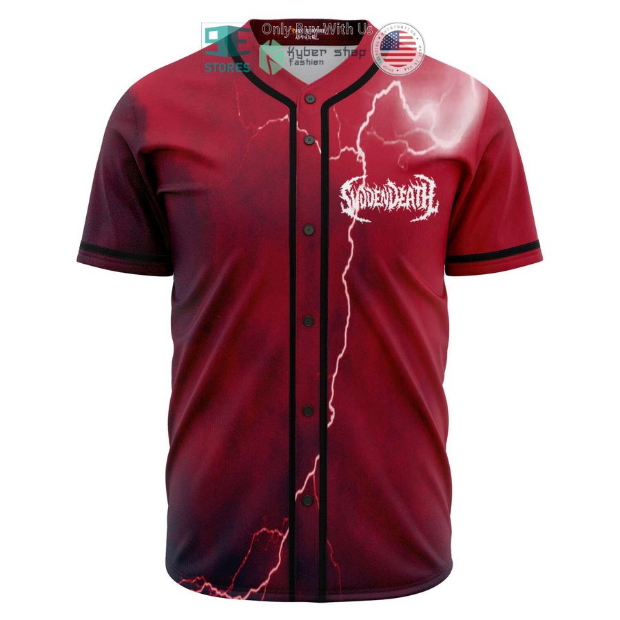 BEST Svdden Death logo red Baseball Jersey