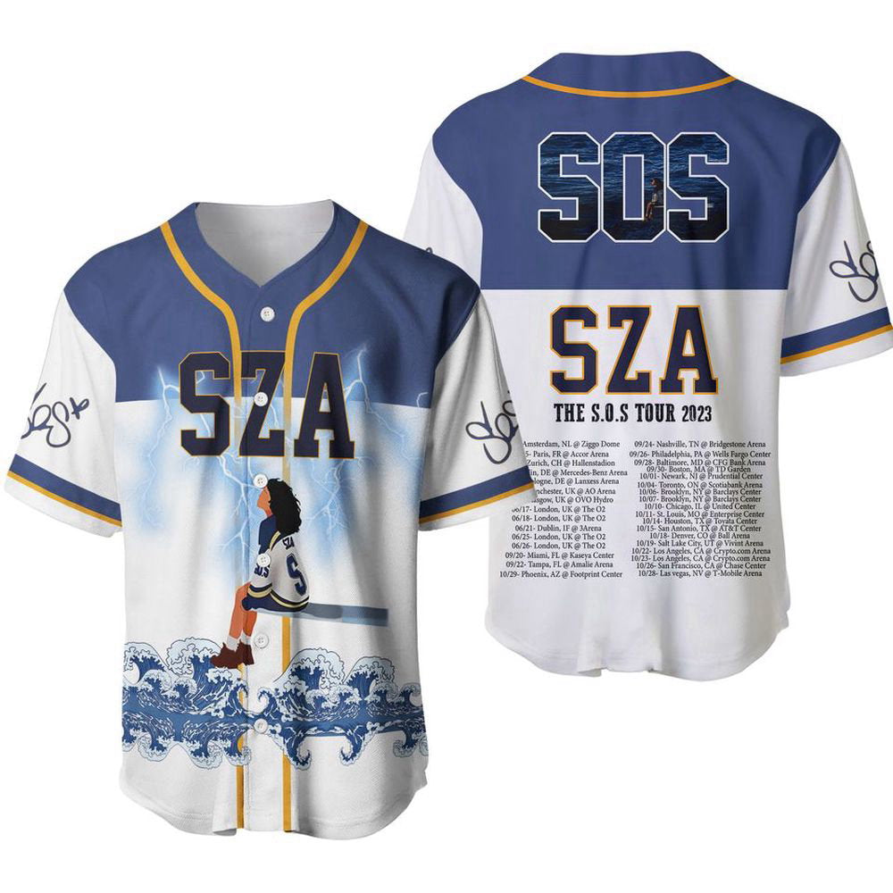SZA Baseball Jersey, SZA Good Day Jersey Shirt