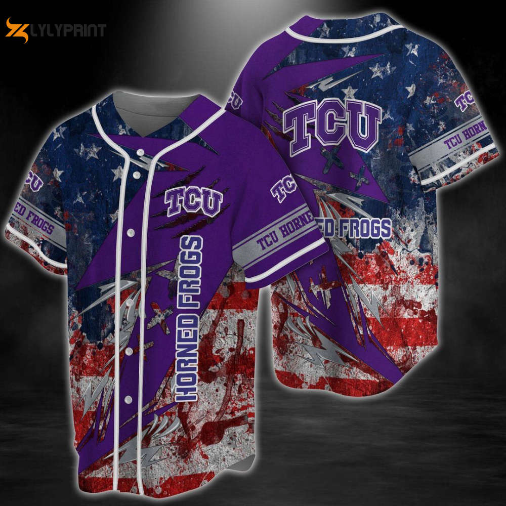 TCU Horned Frogs Baseball Jersey Gift For Men Women - lylyprint.com T-Shirts, Hoodie, Sweatshirt | WearSparks.com (Image 1)