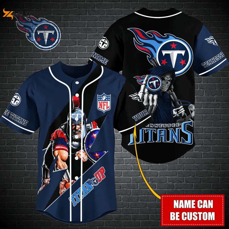 Tennessee Titans Personalized Baseball Jersey Fan Gifts - lylyprint.com T-Shirts, Hoodie, Sweatshirt (Image 1)