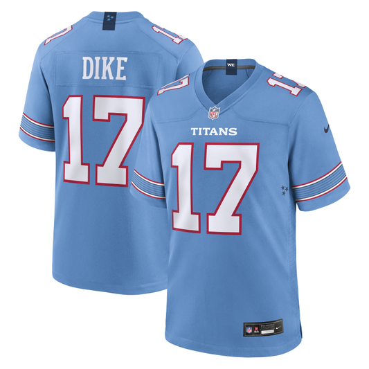 tennessee titans #17 chimere dike-light-blue