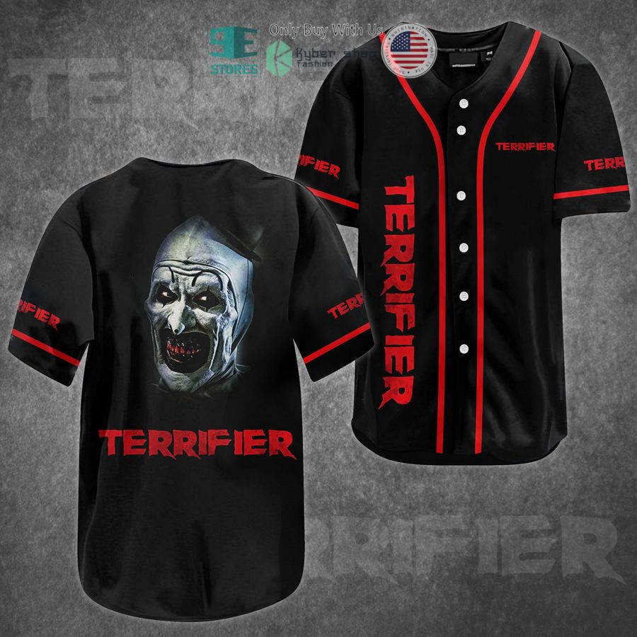 BEST Terrifier Art the Clown Baseball Jersey