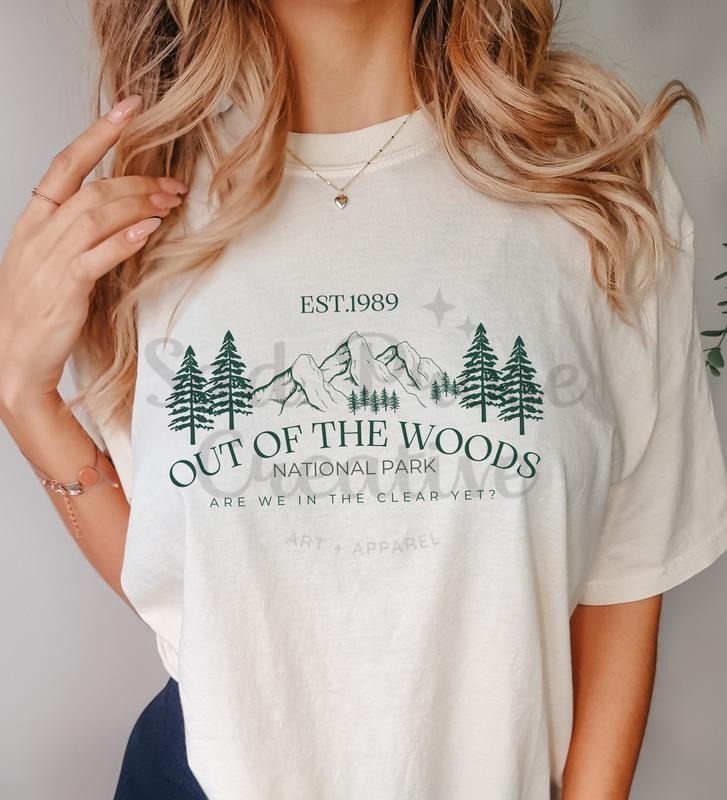 the ORIGINAL woods themed national park style t-shirt in the clear yet national park shirt gift for hiking outdoors lover...