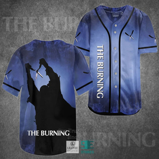 The Burning Horror Movie Baseball Jersey