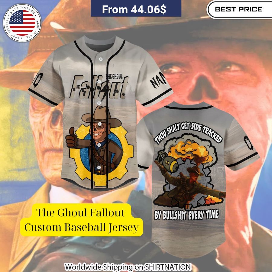 The Ghoul Fallout Custom Baseball Jersey