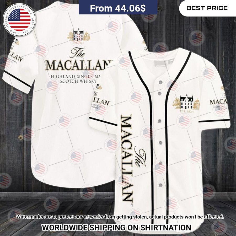 The Macallan Rare Cask Baseball Shirt