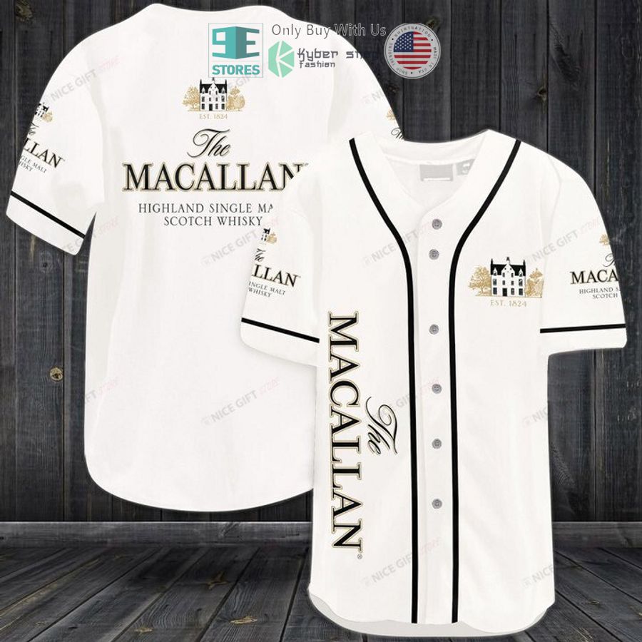 BEST The Macallan Scotch Whisky white Baseball Jersey