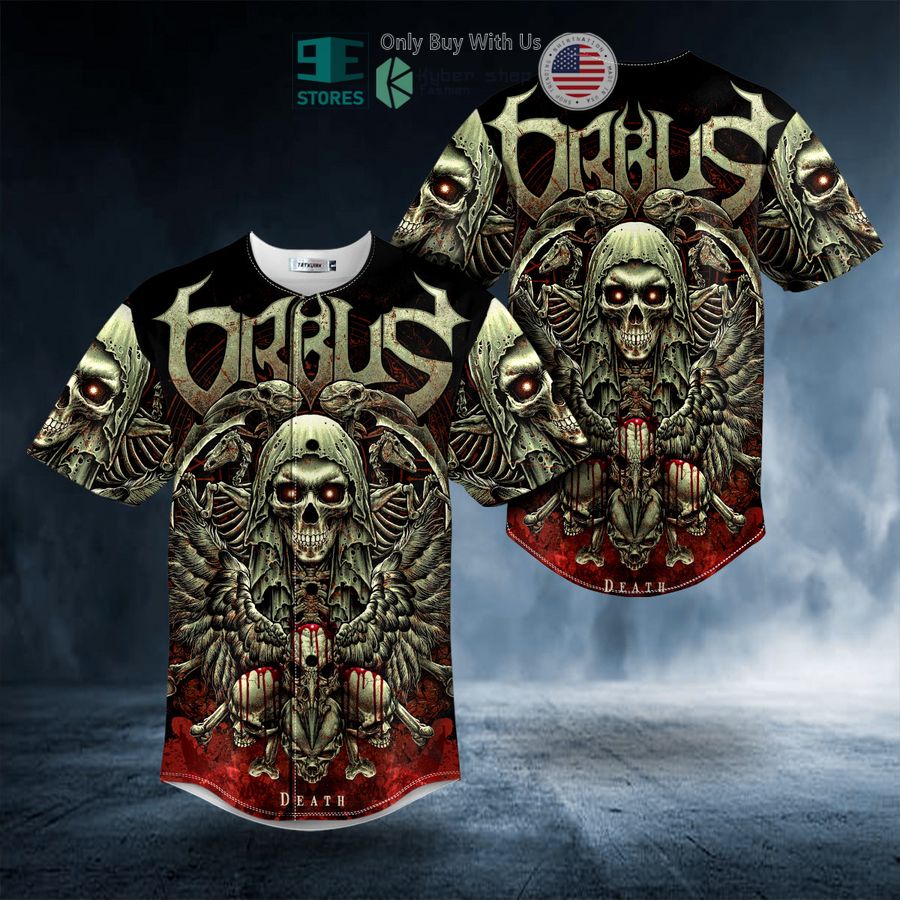 BEST The Mummy Orbus Grim Reaper Skull Baseball Jersey