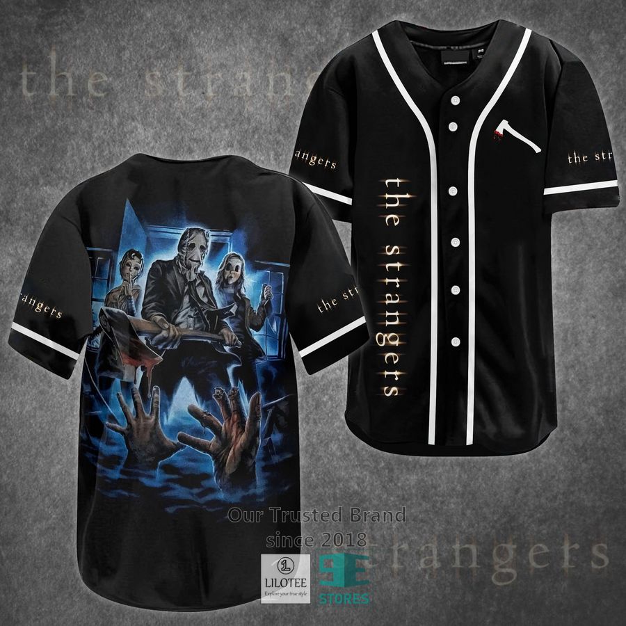 The Strangers Horror Movie Baseball Jersey