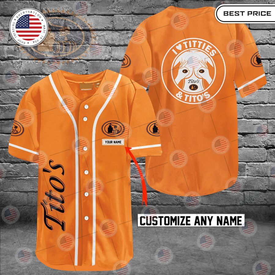 HOT Tito I love titties and Tito Custom Baseball jersey