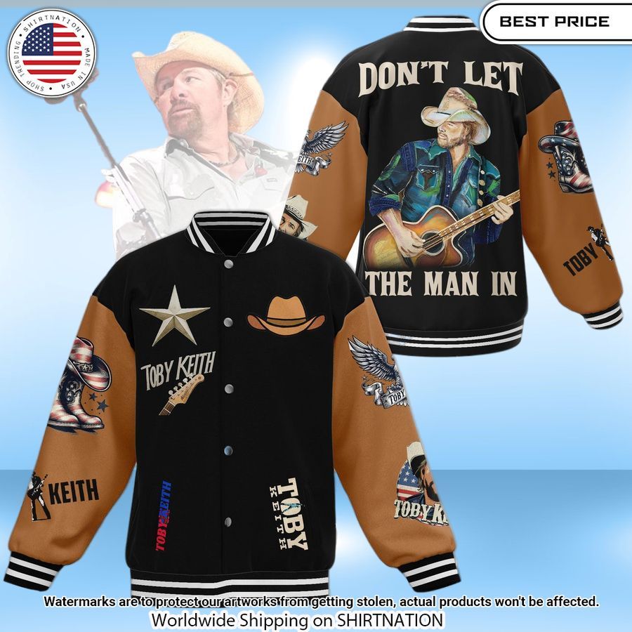 Toby Keith Don't Let the Old Man In Baseball Jacket