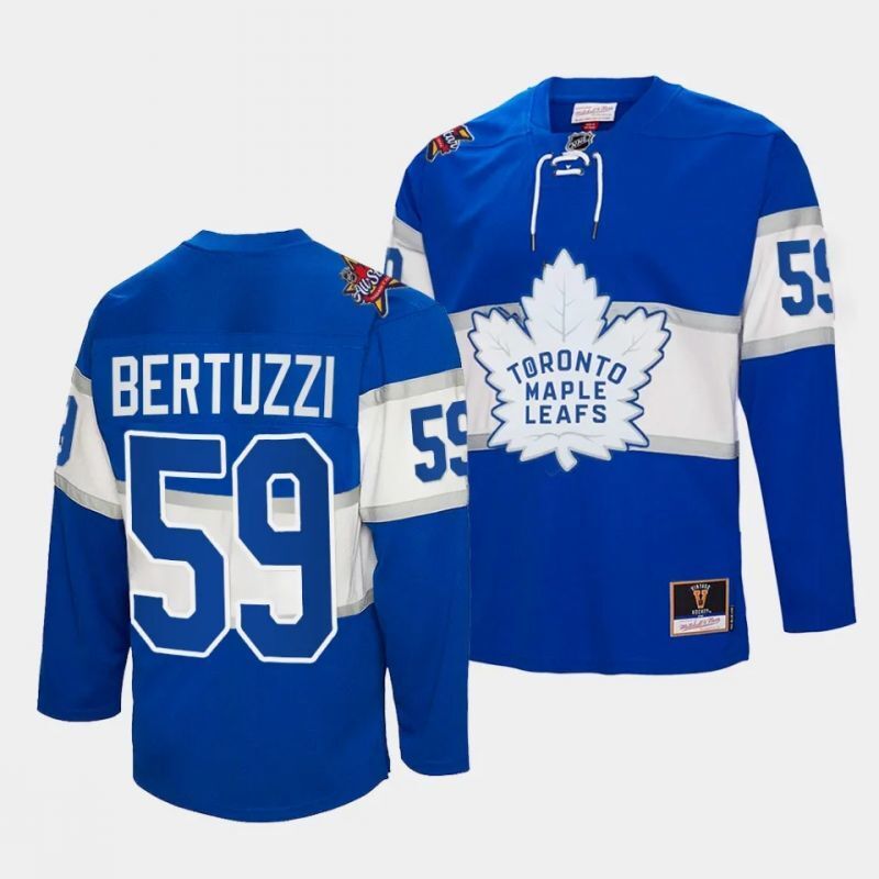 toronto maple leafs #59 tyler bertuzzi royal 2024 nhl all-star