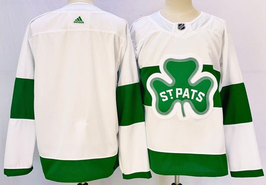 toronto maple leafs white blank st patricks authentic jersey
