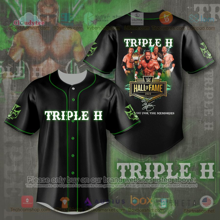 HOT Triple H Hall of Fame 2022 Baseball Jersey Shirt