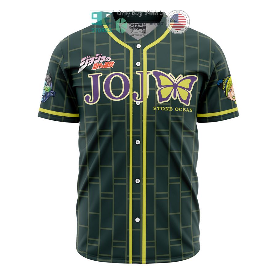 BEST Trippy Jolyne Cujoh Stone Ocean Jojo's Bizarre Adventure Baseball Jersey