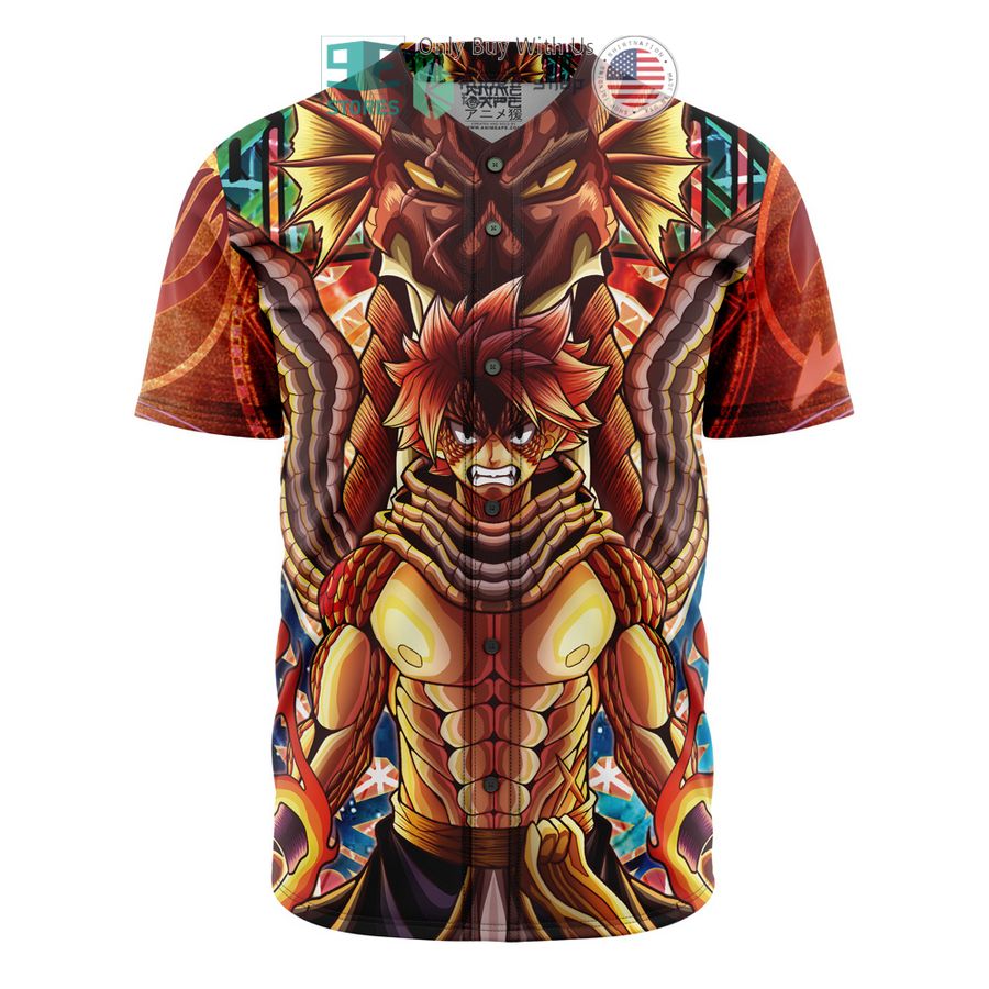 BEST Trippy Natsu Dragneel x Igneel Fairy Tail Baseball Jersey