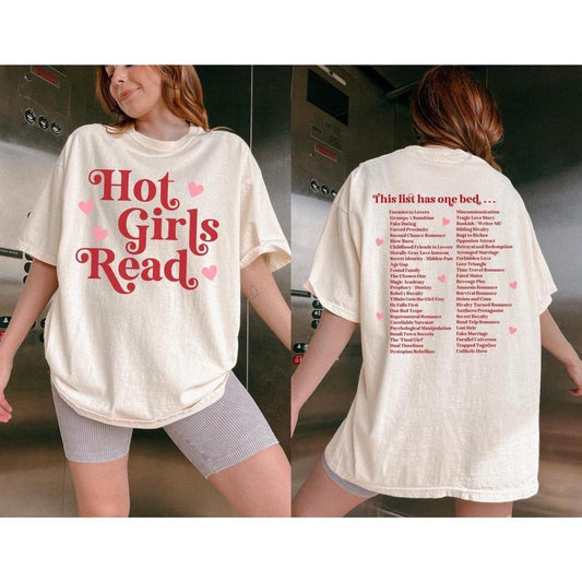 tropes tee shirt bookish gifts for reader tee shirt comfort colors t-shirts for book lovers booktok tee shirt for girls...