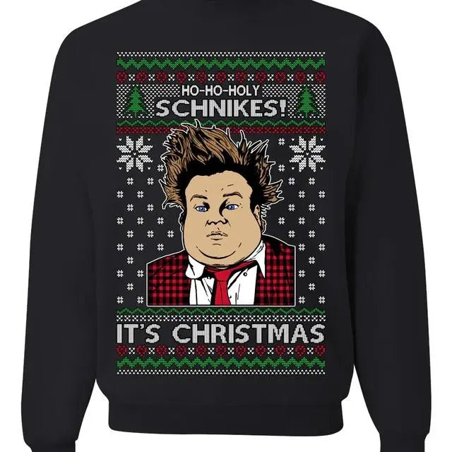 Ho Ho Holy Schnikes Funny 90s Classic Tommy Boy Movie Ugly Christmas sweatshirt/hoodie/tshirt | WearSparks.com