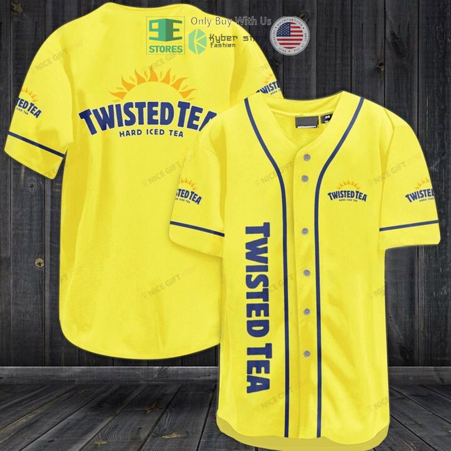 BEST Twisted Tea Hard Iced Tea logo Baseball Jersey