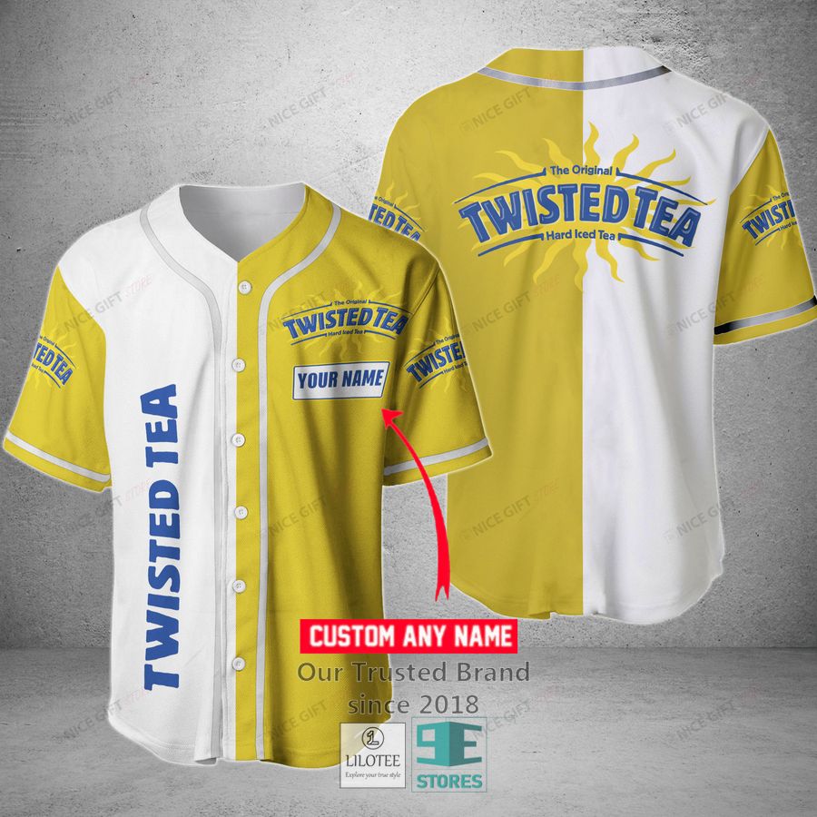 Twisted Tea Your Name Baseball Jersey
