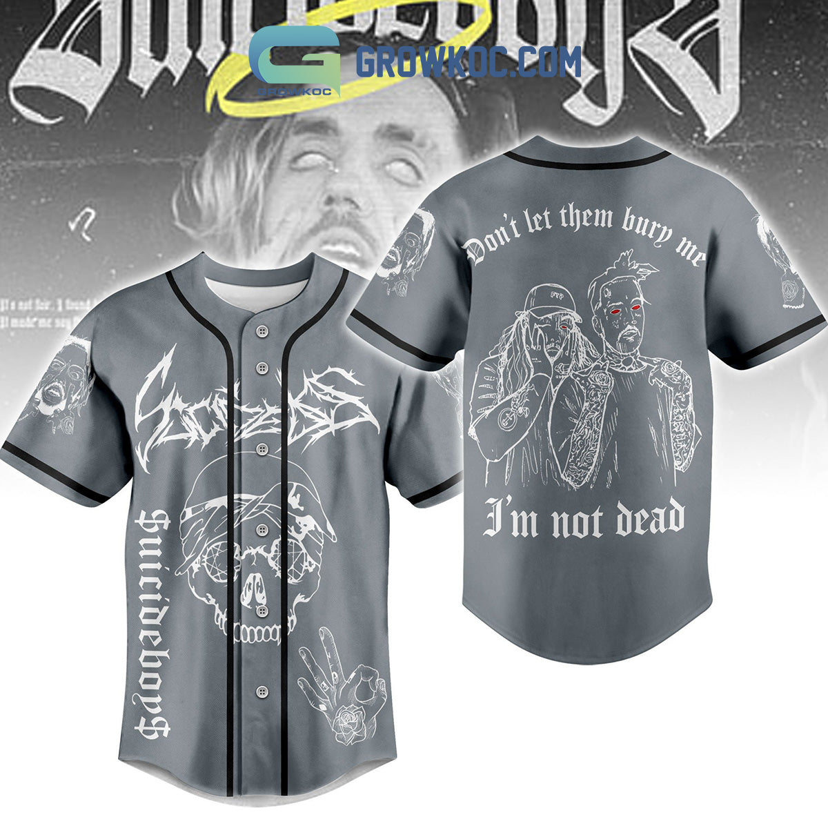 Suicideboys I Am Not Dead Not Bury Baseball Jersey