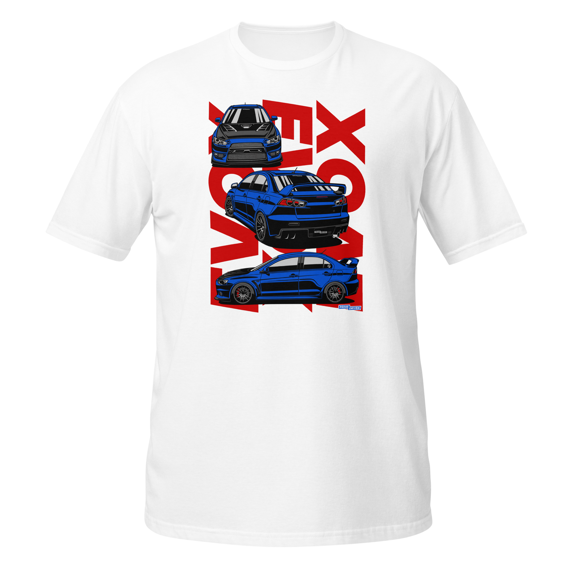 EVO X Tri Blue Shirt Hoodie, Sweatshirt | WearSparks.com (Image 2)