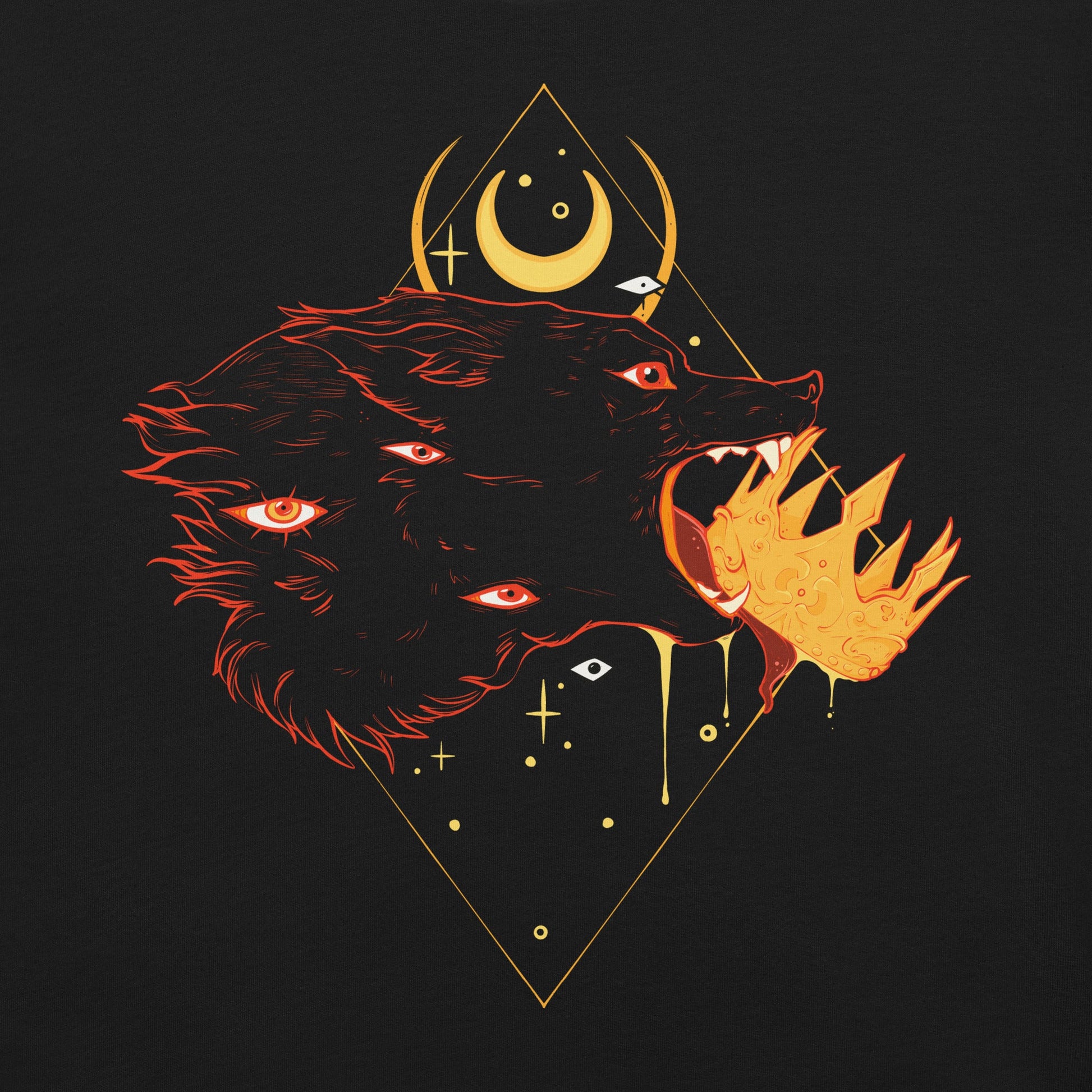 No Kings Wolf, No Text, Unisex T-Shirt Hoodie, Sweatshirt | WearSparks.com (Image 5)