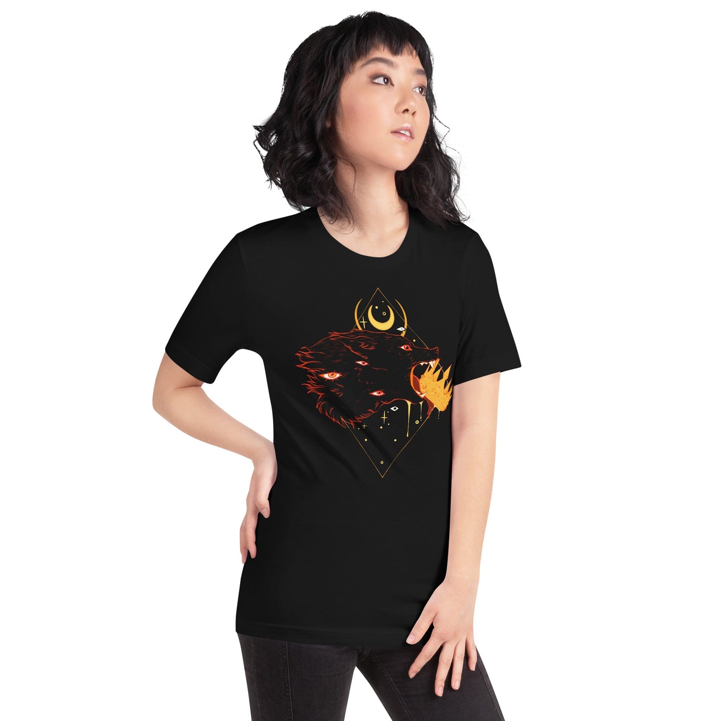 No Kings Wolf, No Text, Unisex T-Shirt Hoodie, Sweatshirt | WearSparks.com (Image 2)