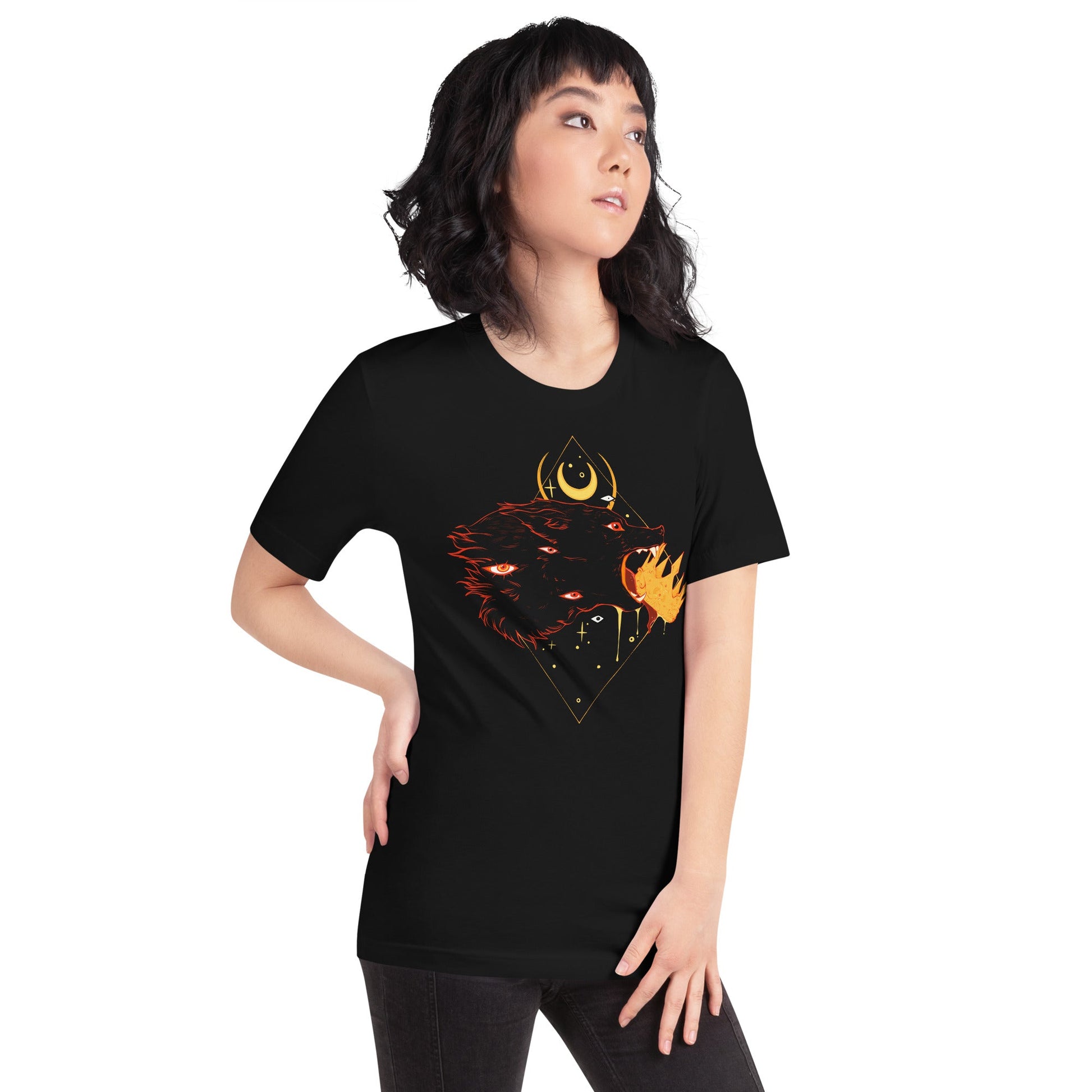 No Kings Wolf, No Text, Unisex T-Shirt Hoodie, Sweatshirt | WearSparks.com (Image 2)
