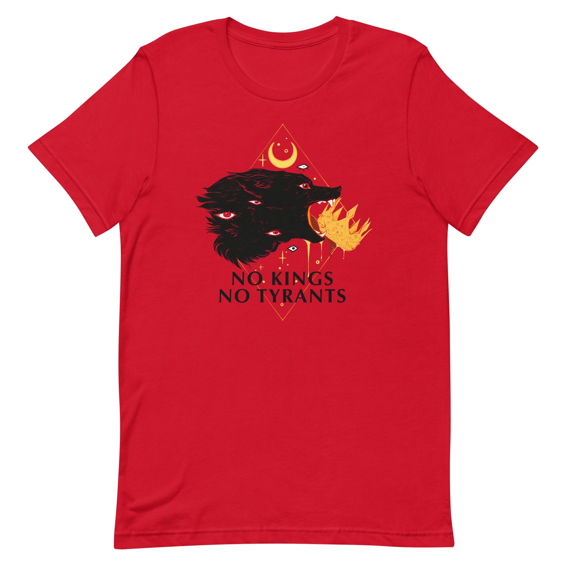No Kings Wolf, Unisex T-Shirt Hoodie, Sweatshirt | WearSparks.com (Image 1)