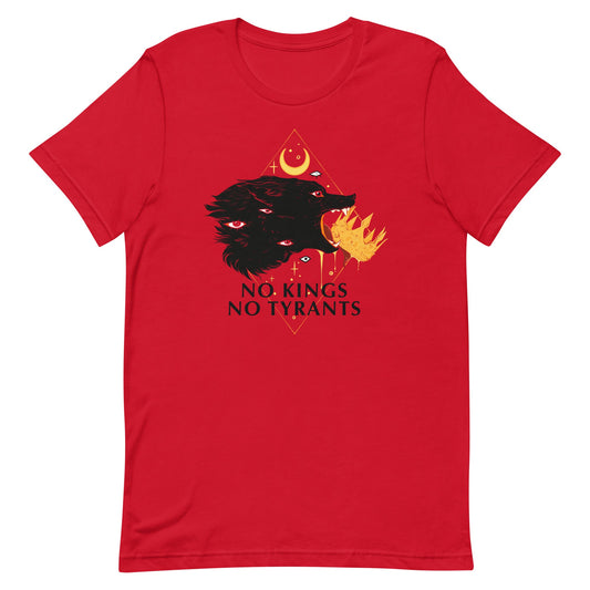 No Kings Wolf, Unisex T-Shirt Hoodie, Sweatshirt | WearSparks.com (Image 1)