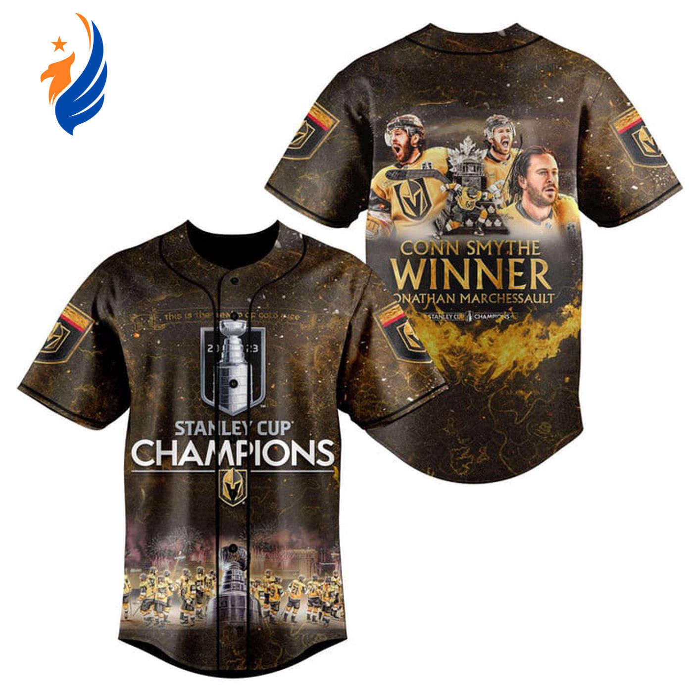 Vegas Golden Knights Conn Smythe Trophy Winner Jonathan Marchessault Baseball Jersey - Bafud T-Shirts, Hoodie,... (Image 1)