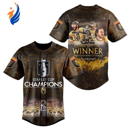Vegas Golden Knights Conn Smythe Trophy Winner Jonathan Marchessault Baseball Jersey - Bafud T-Shirts, Hoodie,... (Image 1)