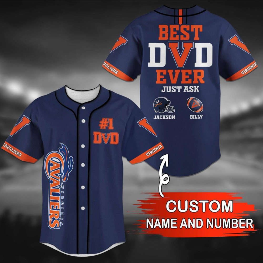 Custom Virginia Cavaliers Baseball Jersey - Personalized - lylyprint.com T-Shirts, Hoodie, Sweatshirt (Image 2)