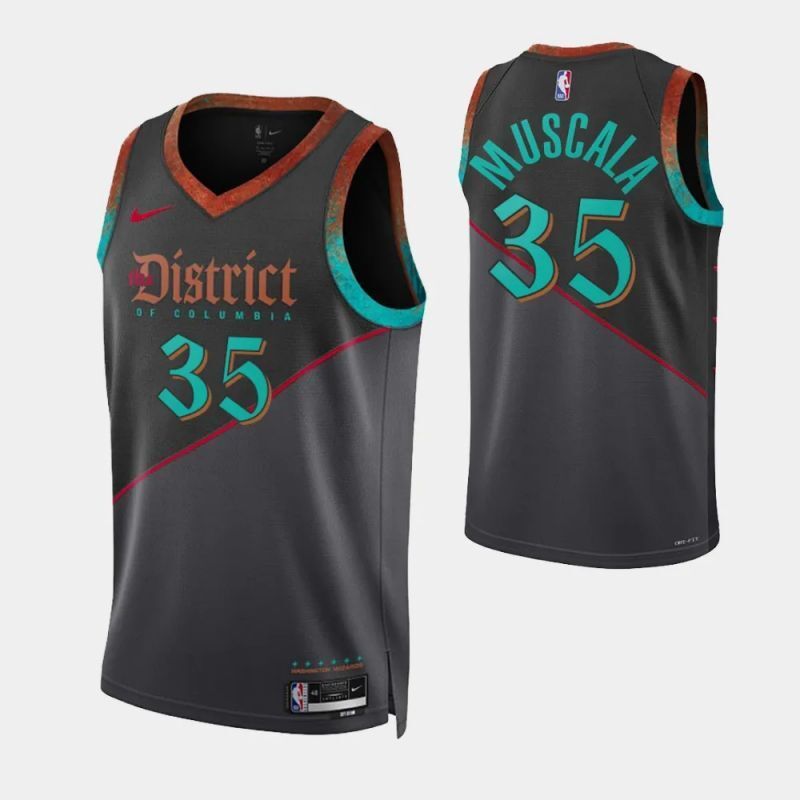 washington wizards #35 mike muscala 2023-24 city edition swingman jersey