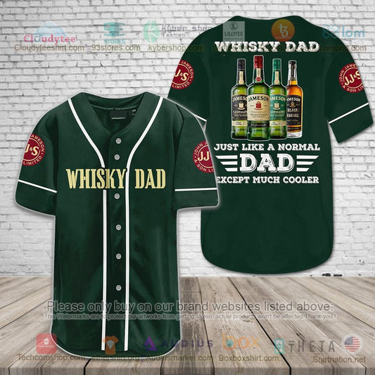 HOT Whisky Dad Just Like A Normal Dad Except Much Cooler Baseball Jersey Shirt