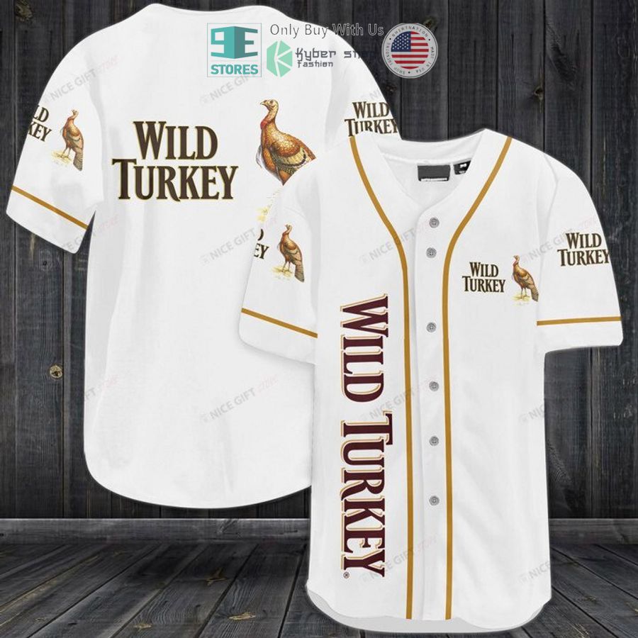 BEST Wild Turkey logo Baseball Jersey