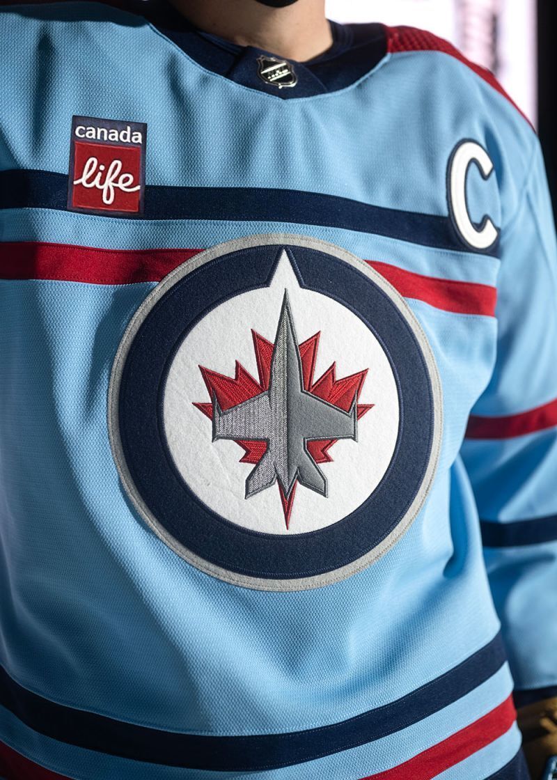 winnipeg jets to honour rcaf centennial with special uniform for three games in ’23-24 Style 2