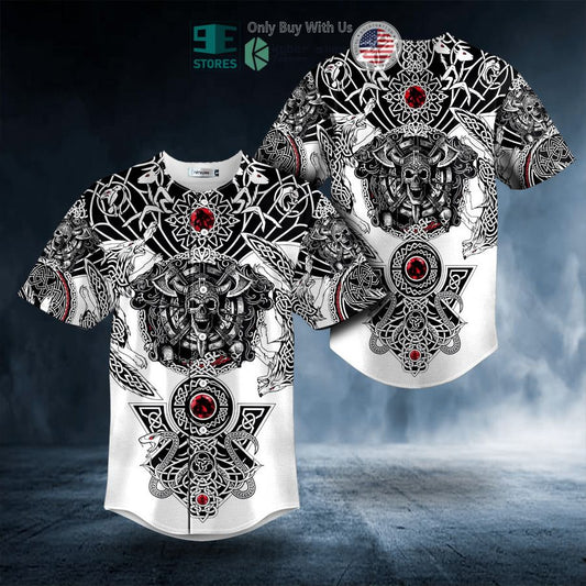 BEST Wolf King Viking Tattoo Baseball Shirt