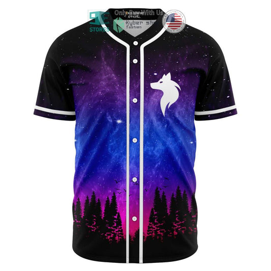 BEST Wolfkill moon galaxy Baseball Jersey