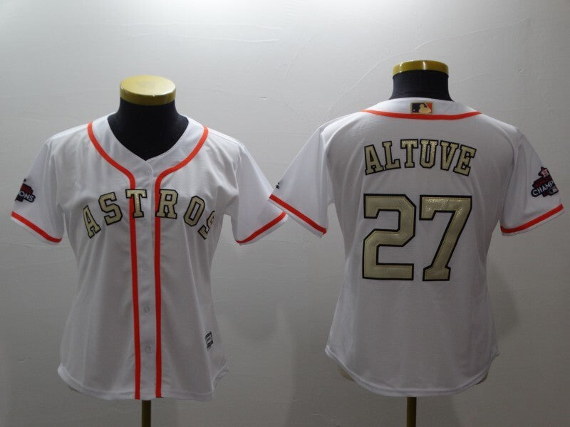 women Houston Astros #27 Jose Altuve Style 4