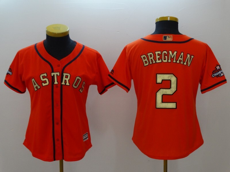 women Houston Astros #2 Alex Bregman Style 2