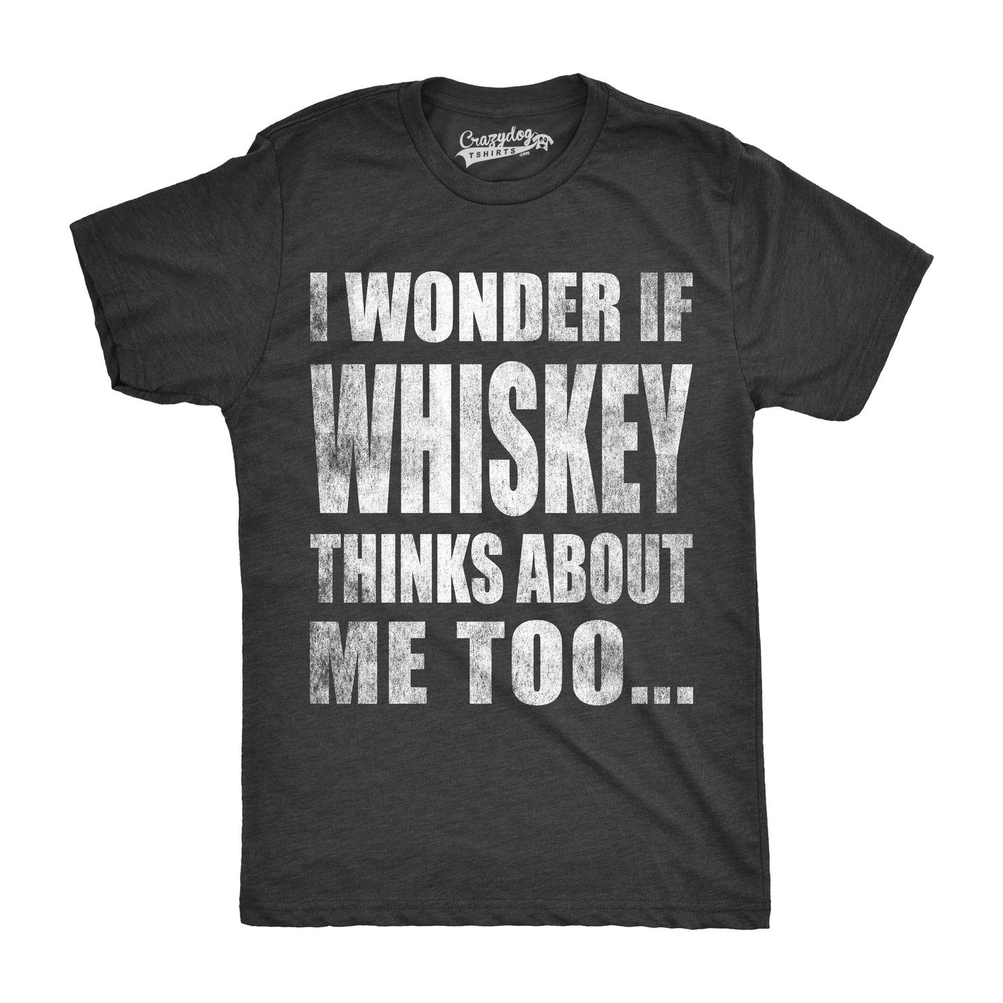 I Wonder If Whiskey Thinks About Me Too Men's T Shirt Hoodie, Sweatshirt | WearSparks.com (Image 4)