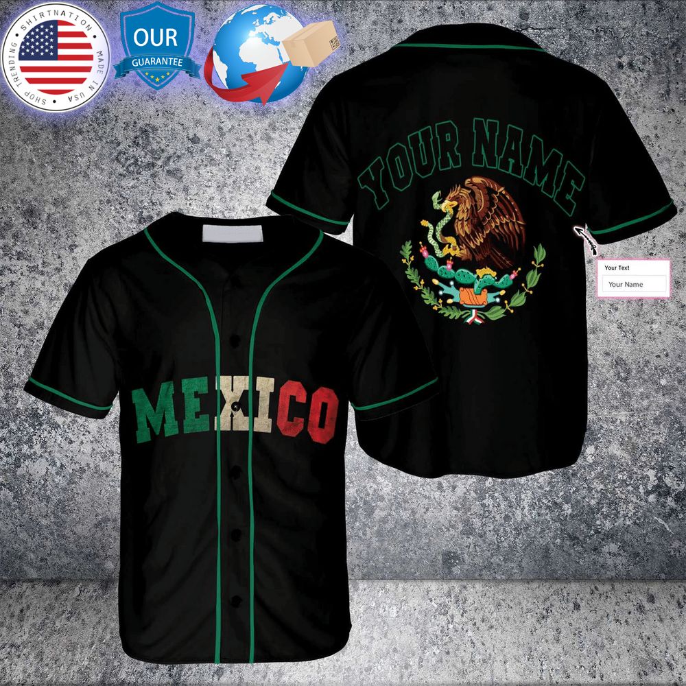 HOT Proud Mexico Custom Baseball Jersey