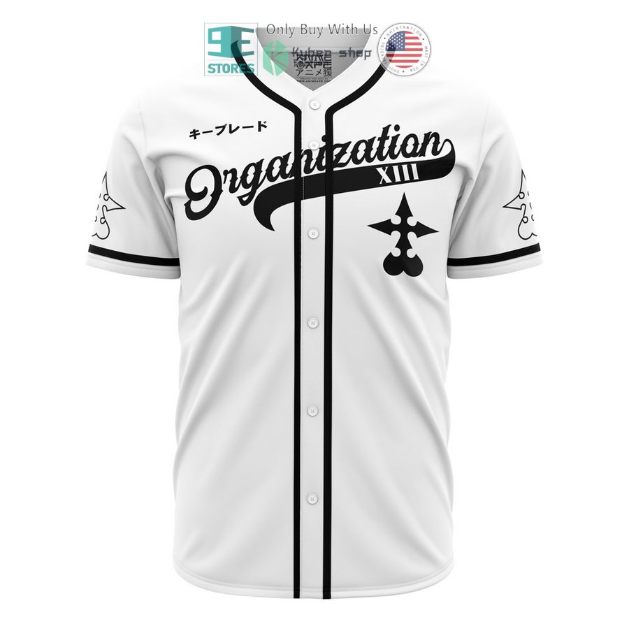 BEST Xemnas Organization XIII Kingdom Hearts Baseball Jersey
