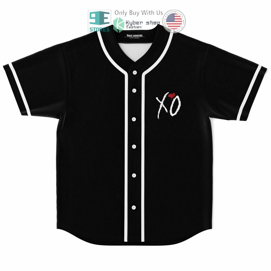 BEST Xo black white Baseball Jersey