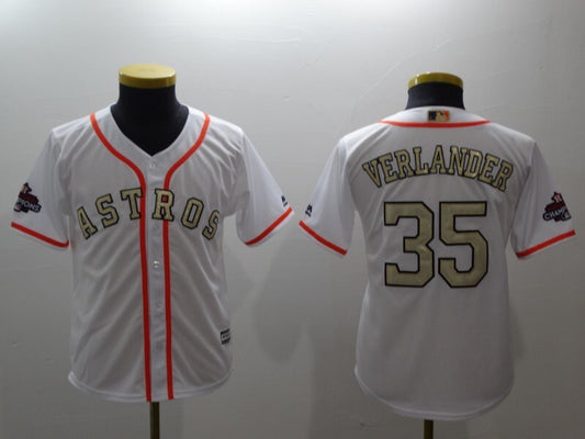 youth Houston Astros #35 Justin Verlander