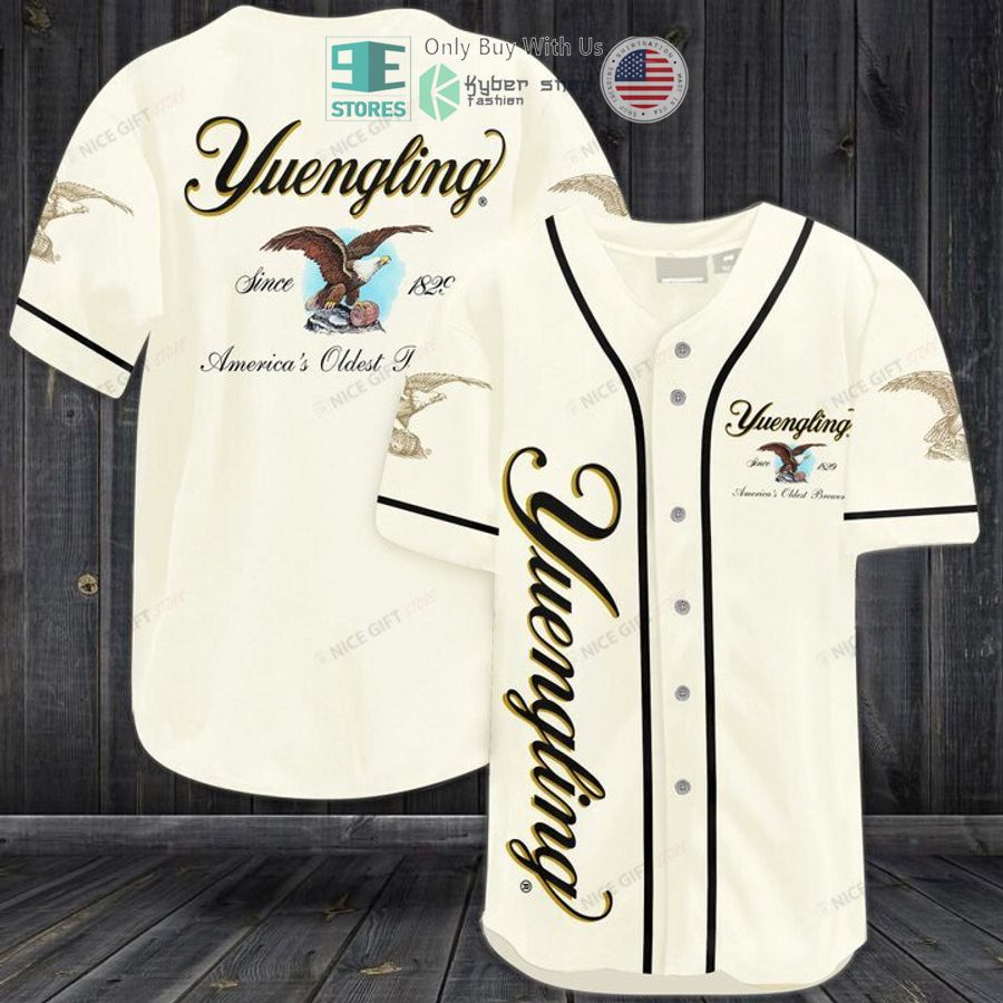 BEST Yuengling logo Baseball Jersey